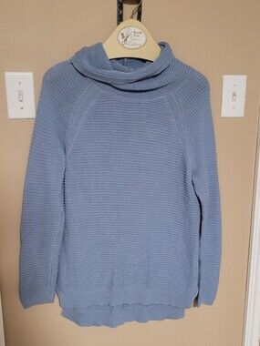 💜2 for $10💜 Bundle and save Kenneth Cole Dusty Blue Cowl-Neck Sweater
